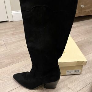 Muriel Black Over the Knee Boots